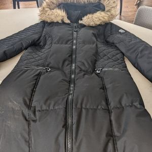 Long puffer coat